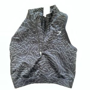 Gymshark adapt animal seamless 1/2 crop top